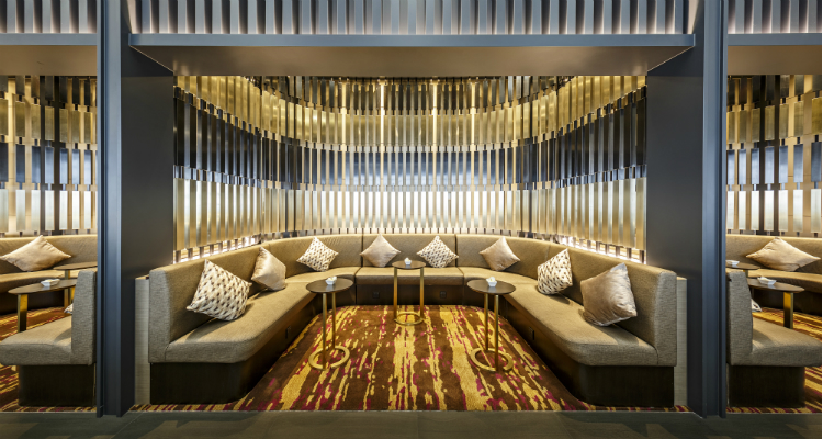 77 China Eastern Lounge | International Departures | Terminal 2 - interior view 2